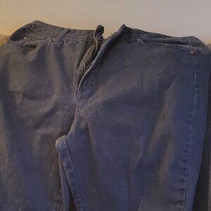 Faded Glory narrow-stretch bootcut pants, blue